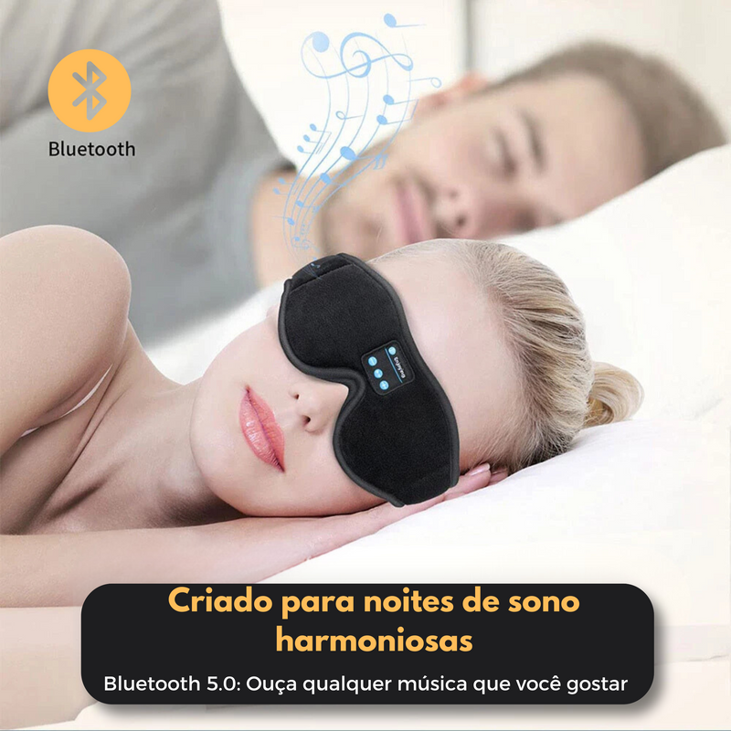 Máscara de Sono com Musica