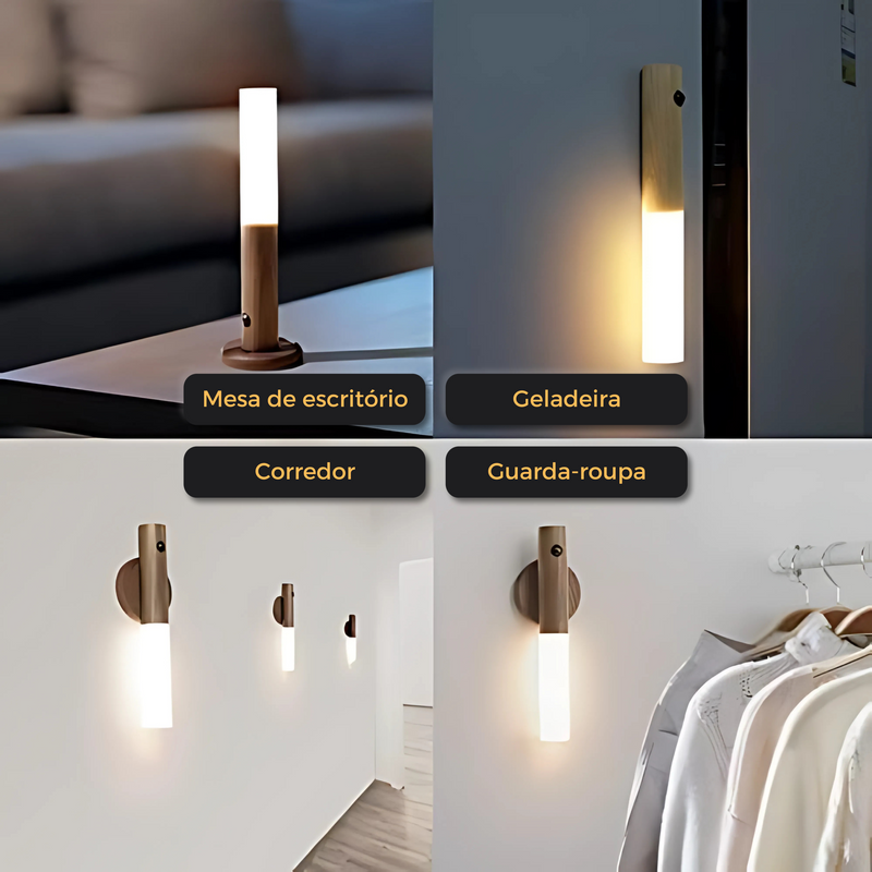 Luz de indução recarregável