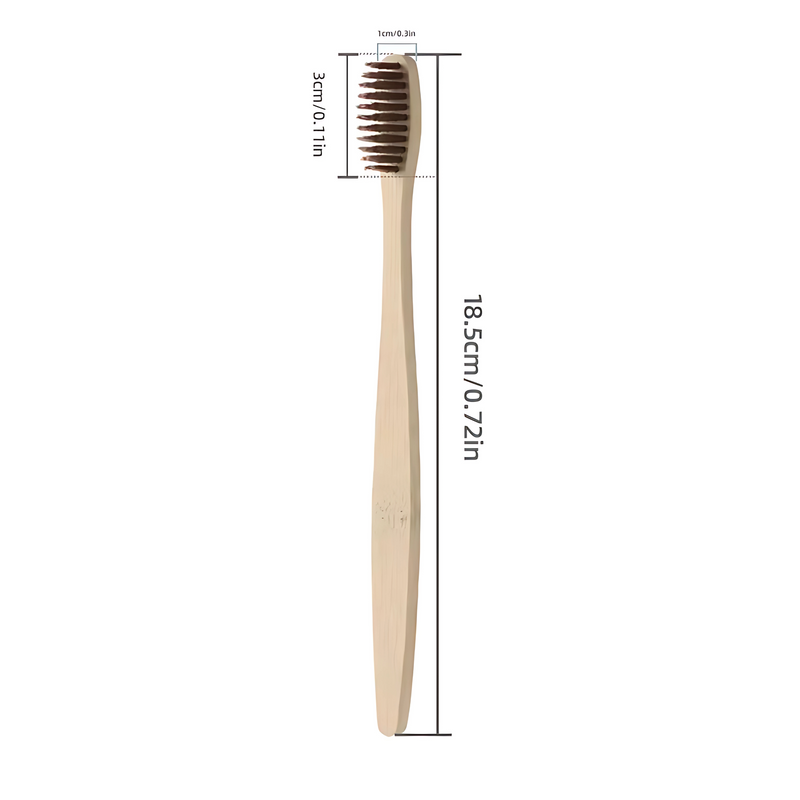 Conjunto de escovas de bambu