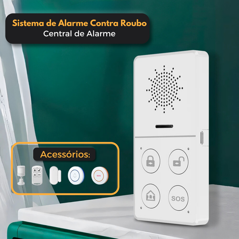 SmartGuard Sistema de Alarme Sem Fio para Casa Inteligente