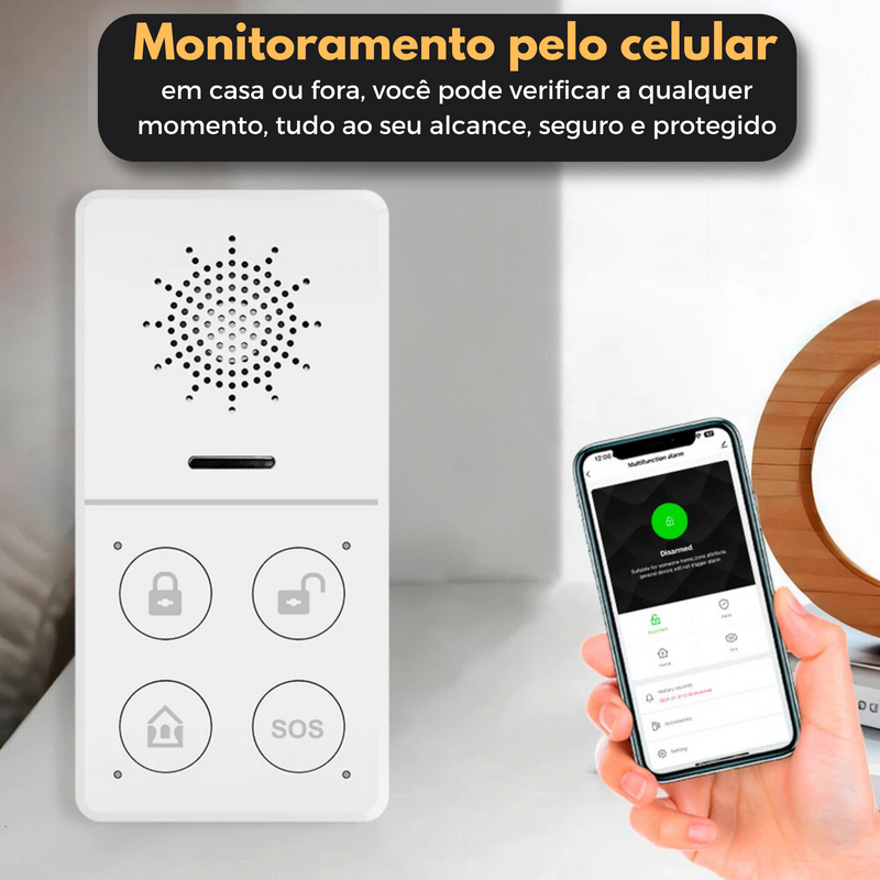 SmartGuard Sistema de Alarme Sem Fio para Casa Inteligente