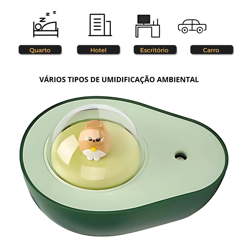Abacate Umidificador e Difusor