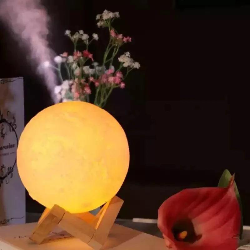 Luminária Umidificadora e Aromatizadora - MoonInfinity™