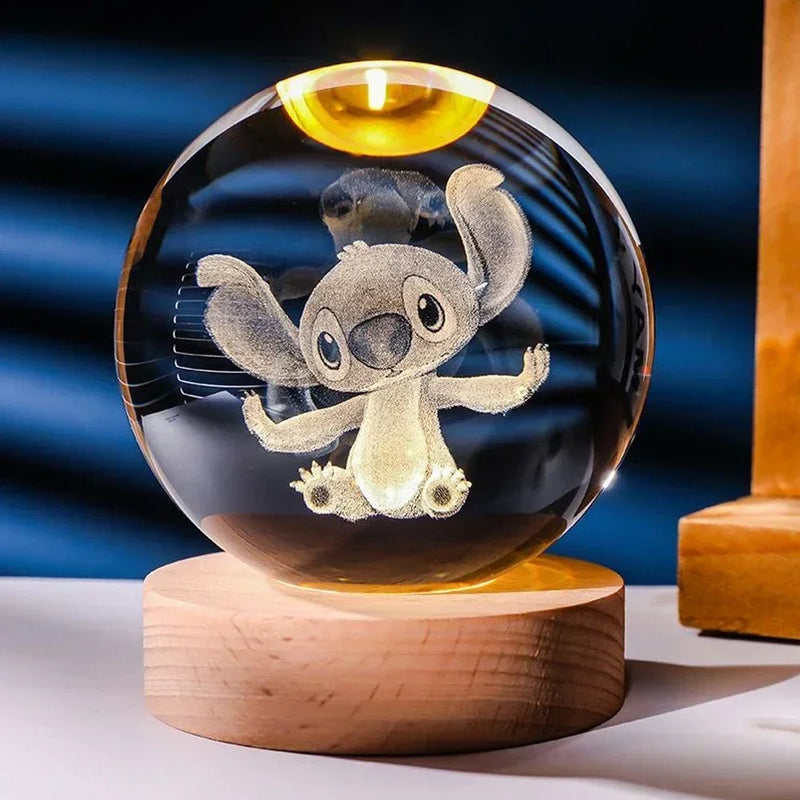 Lâmpada de Cristal 3D - Crystal Infinity™