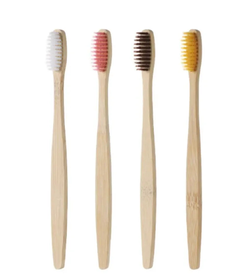 Conjunto de escovas de bambu