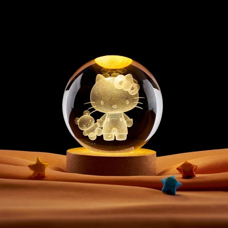 Lâmpada de Cristal 3D - Crystal Infinity™