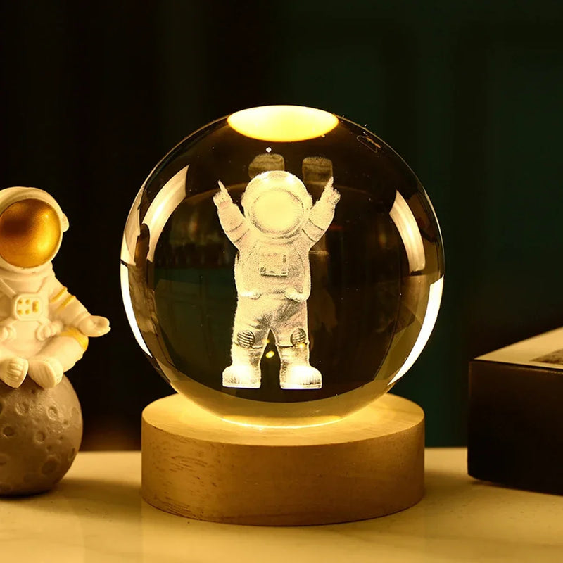 Lâmpada de Cristal 3D - Crystal Infinity™