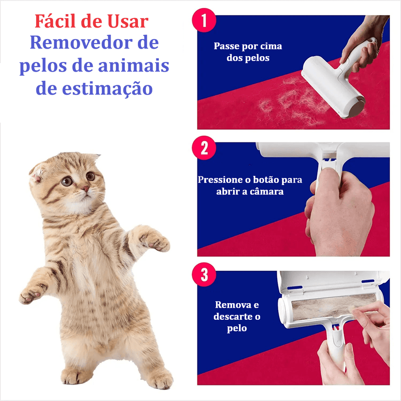 Rolo removedor de pelos