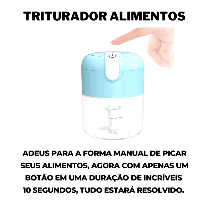 Mini Processador Elétrico de Alimentos