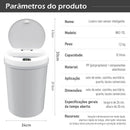 Lata de lixo com sensor de movimento - Infinitum Express