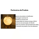 Luminária Umidificadora e Aromatizadora - MoonInfinity™ - Infinitum Express