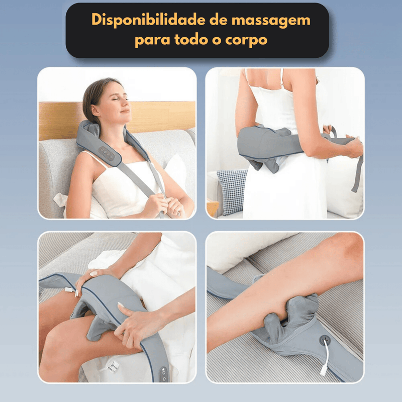 Massageador Para Pescoço e Ombros - Infinitum Express