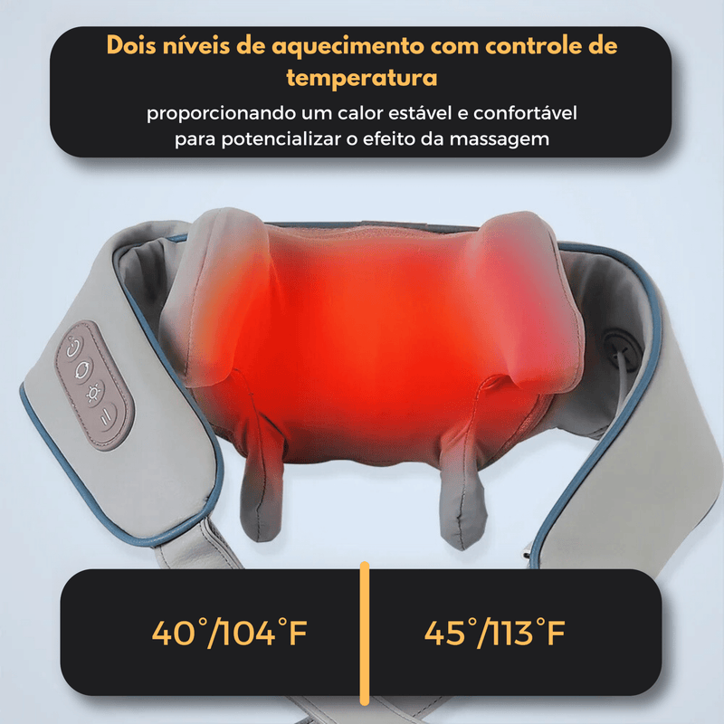 Massageador Para Pescoço e Ombros - Infinitum Express