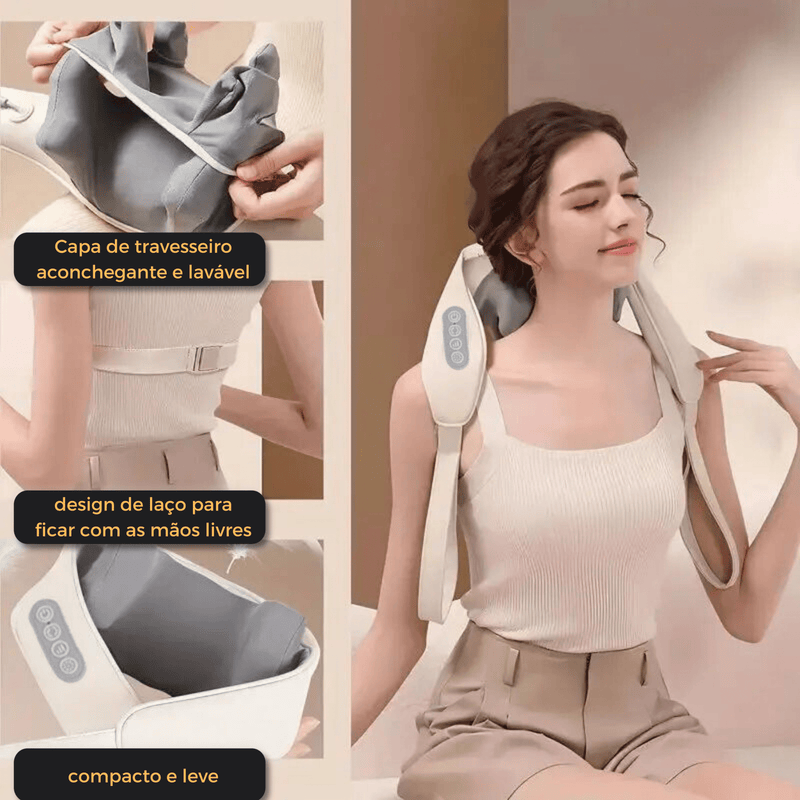 Massageador Para Pescoço e Ombros - Infinitum Express