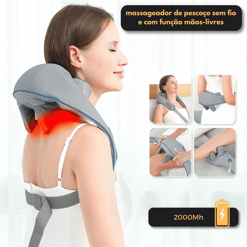 Massageador Para Pescoço e Ombros - Infinitum Express