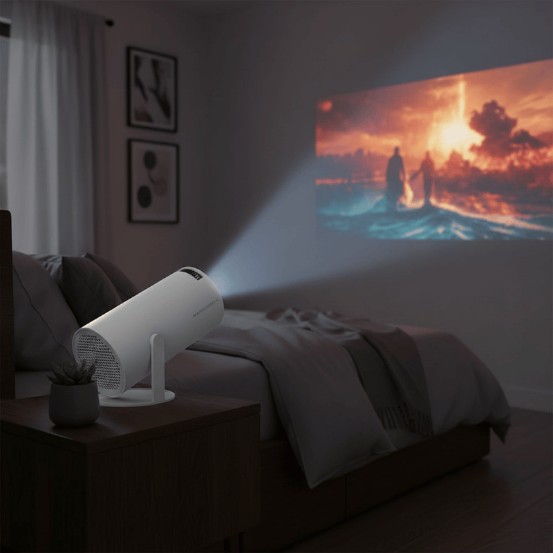 Mini Projetor 4K - CineInfinity™ - Infinitum Express